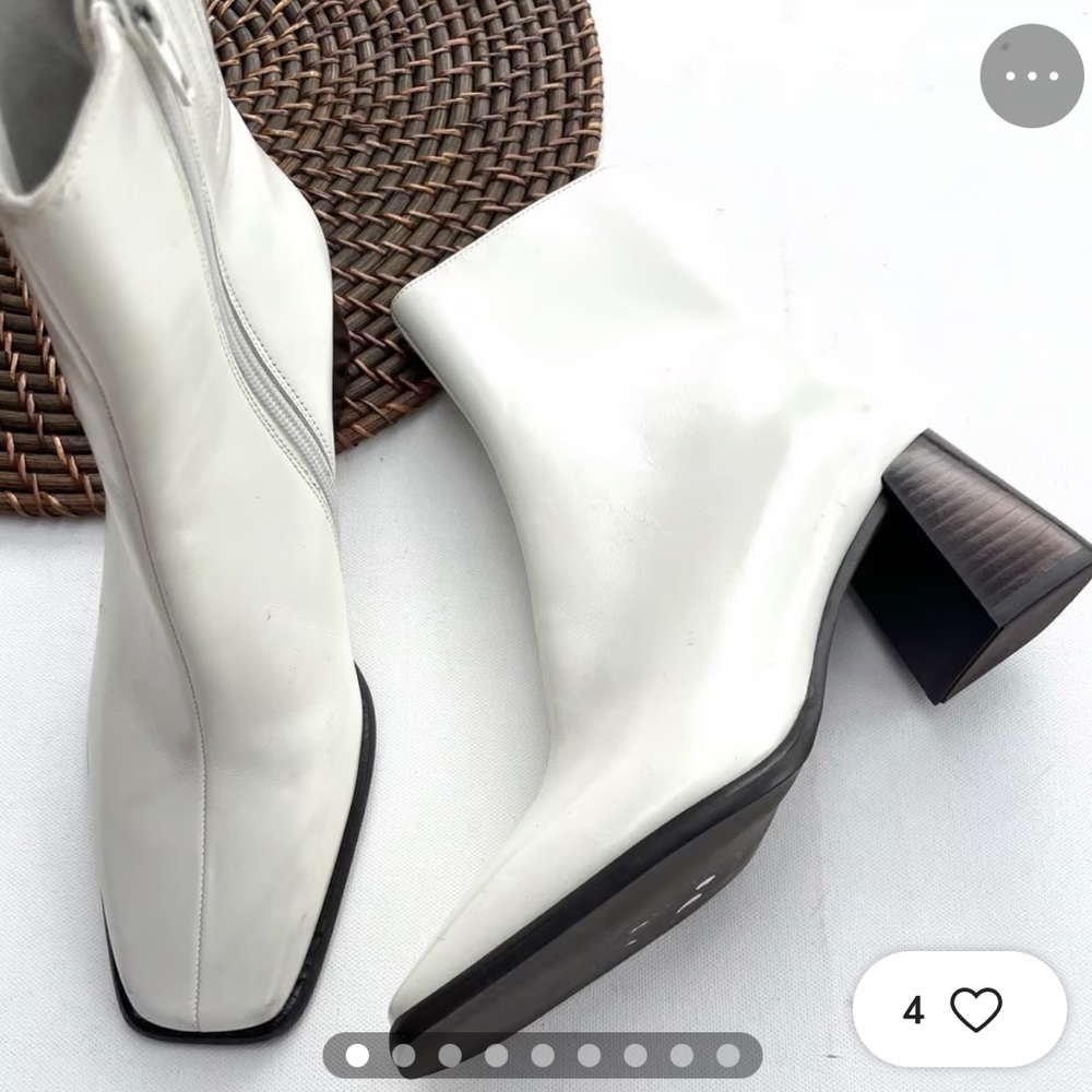 Jeffrey Campbell White Heeled Boots